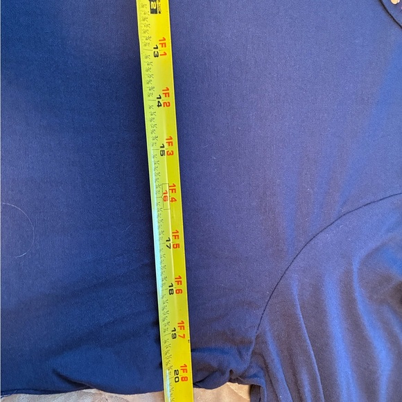 Charter Club Dark Blue Tunic Women’s Large - Picture 9 of 10